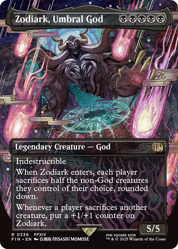 Zodiark, Umbral God (Borderless) (FIN-336) - FINAL FANTASY (Borderless)