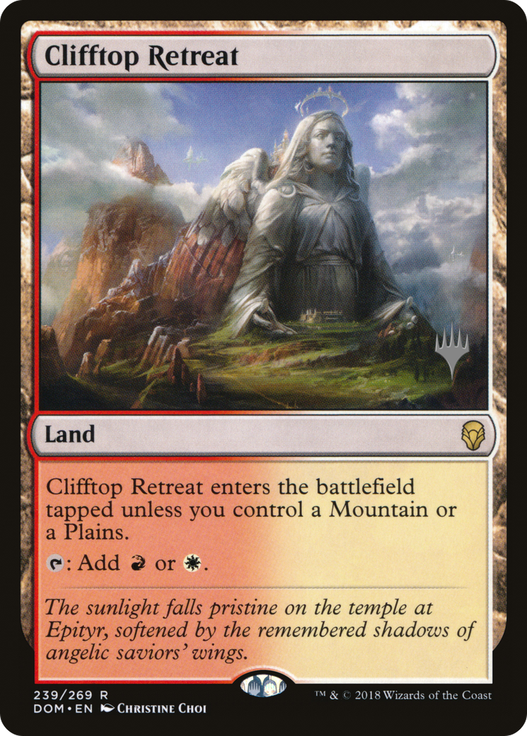 Clifftop Retreat (PPM20-239P) - Dominaria Promos (Promo Pack)