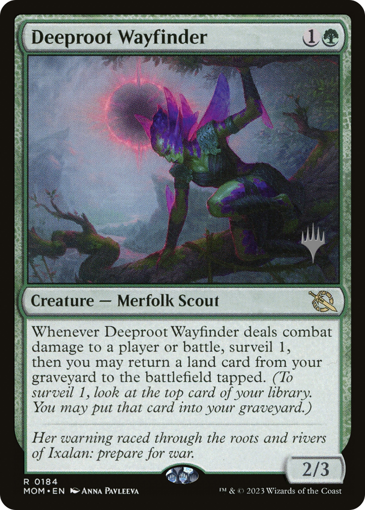 Deeproot Wayfinder (PPMOM-184P) - March of the Machine Promos (Promo Pack)