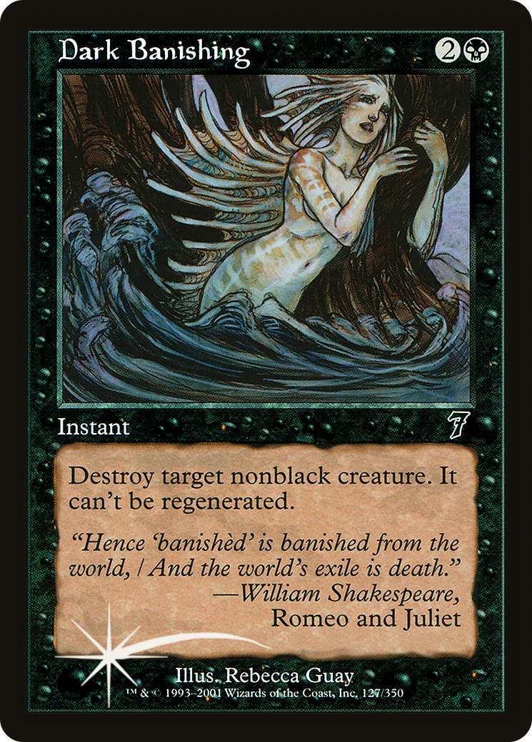 Dark Banishing (7ED-127★) - Seventh Edition Foil