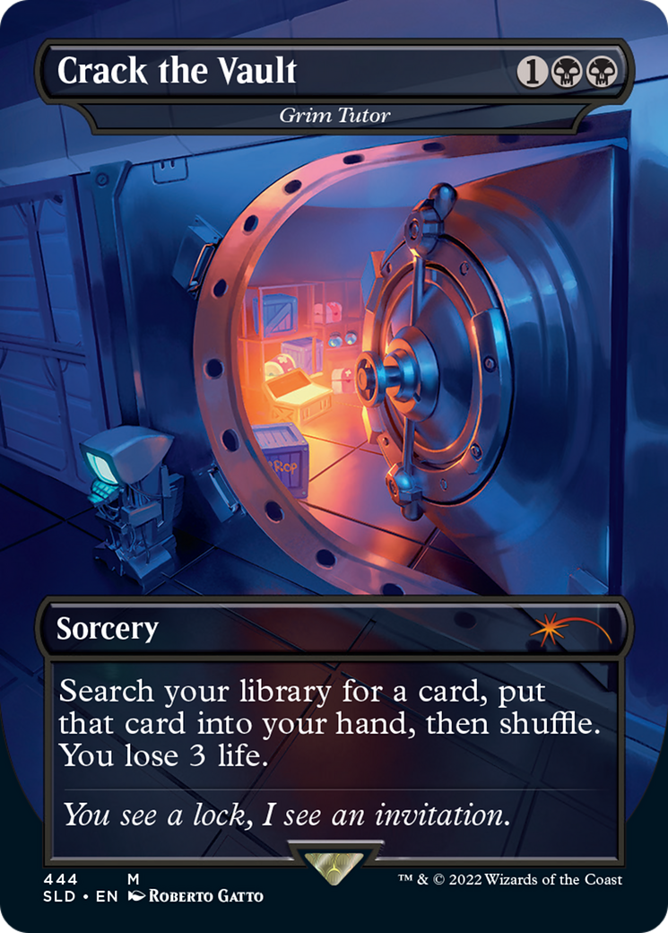 Grim Tutor (SLD-444) - Secret Lair Drop / Crack the Vault