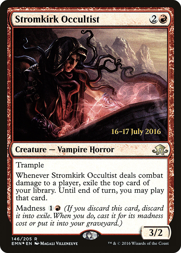 Stromkirk Occultist (PRE-146S) - Eldritch Moon Promos (Prerelease) Foil
