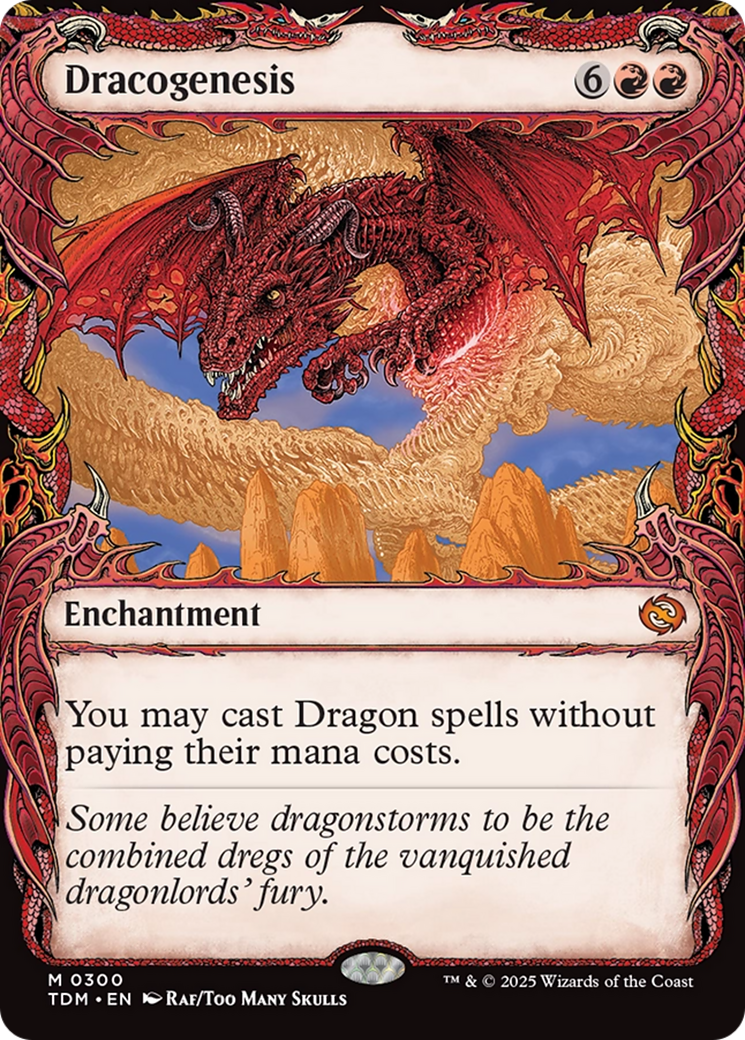 Dracogenesis (0300) (Showcase) (TDM-300) - Tarkir: Dragonstorm: (Showcase)