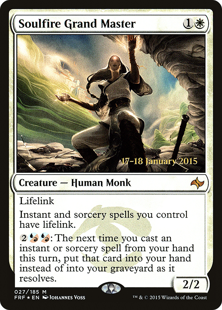 Soulfire Grand Master (PRE-27S) - Fate Reforged Promos (Prerelease) Foil