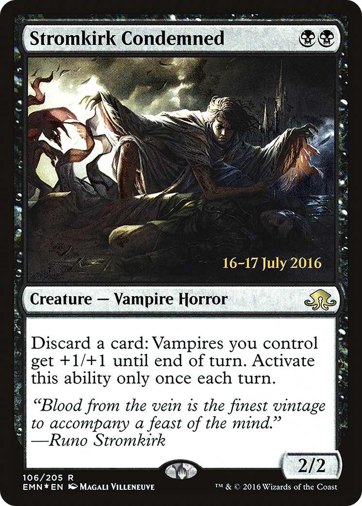 Stromkirk Condemned (PRE-106S) - Eldritch Moon Promos (Prerelease) Foil