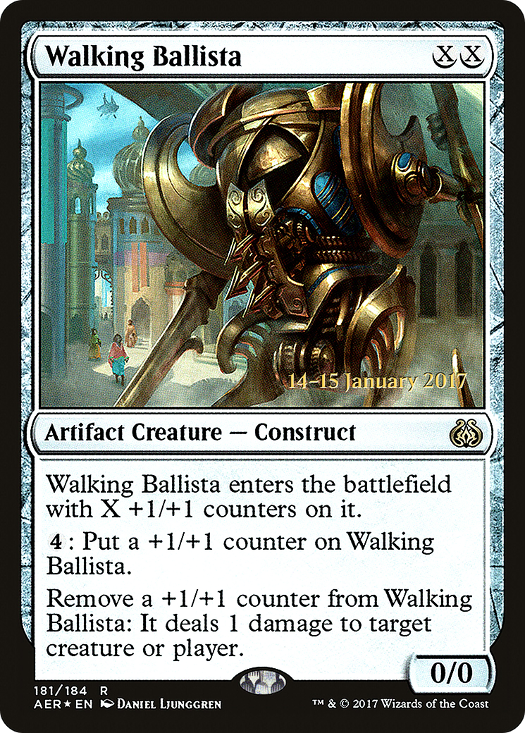 Walking Ballista (PRE-181S) - Aether Revolt Promos (Prerelease) Foil