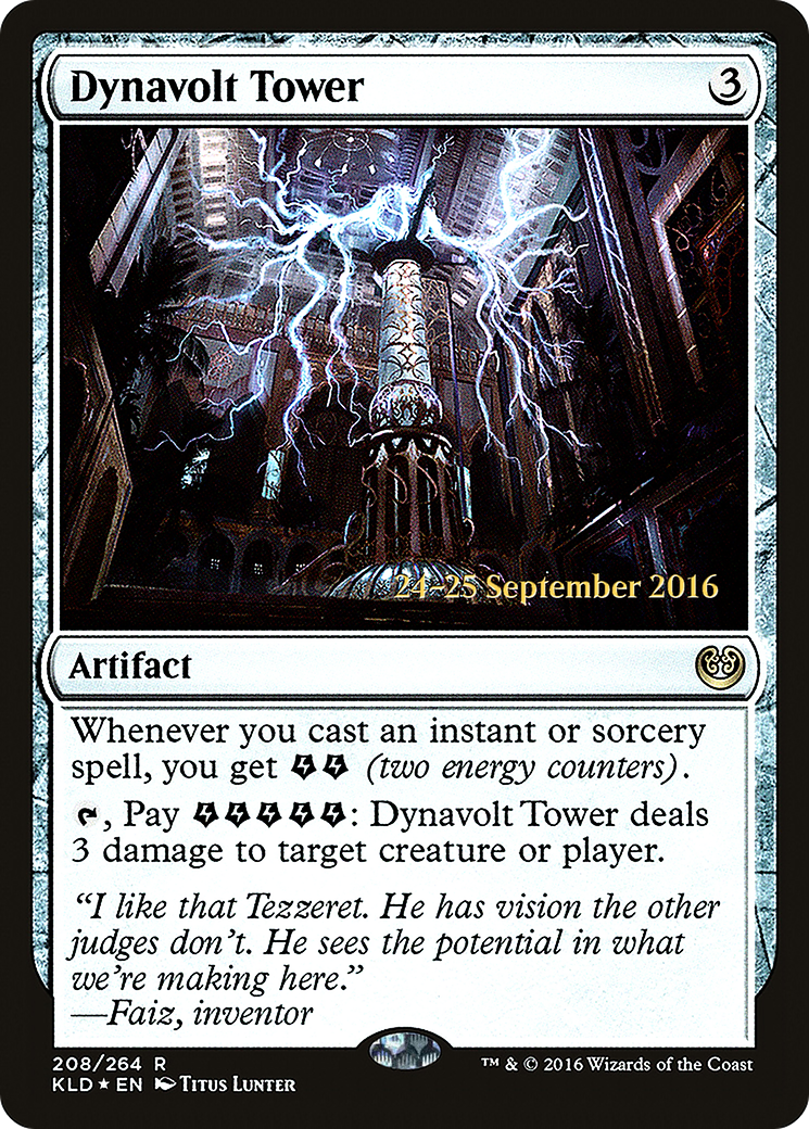 Dynavolt Tower (PRE-208S) - Kaladesh Promos (Prerelease) Foil