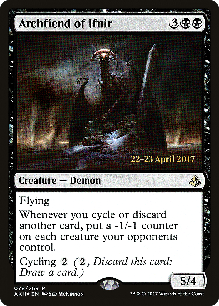 Archfiend of Ifnir (PRE-78S) - Amonkhet Promos (Prerelease) Foil