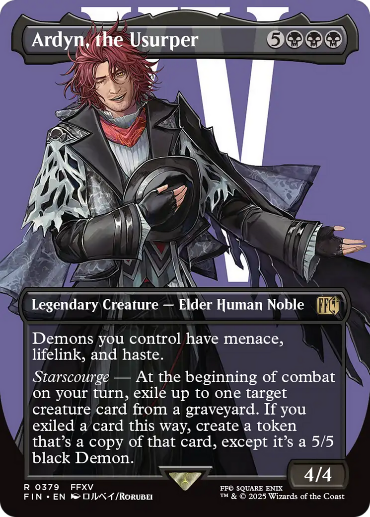 Ardyn, the Usurper (0379) (Borderless) (FIN-379) - FINAL FANTASY (Borderless)