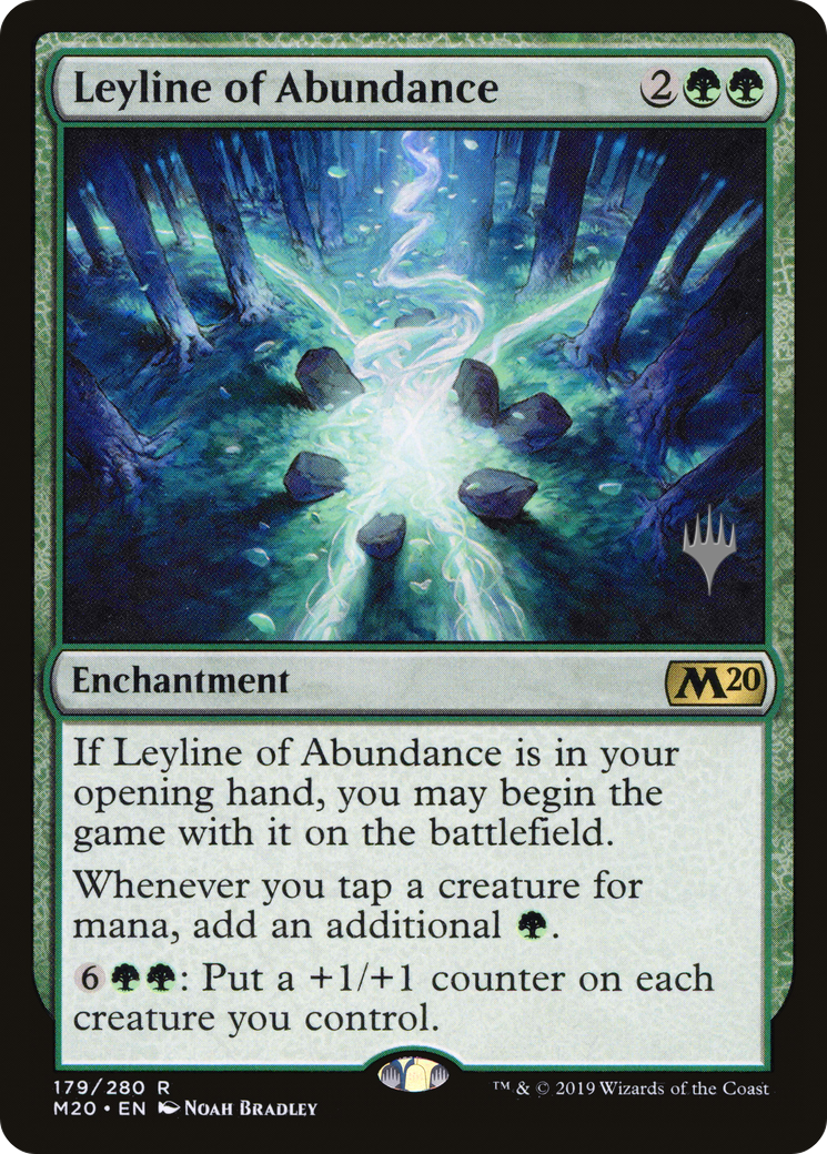 Leyline of Abundance (PPM20-179P) - Core Set 2020 Promos (Promo Pack)