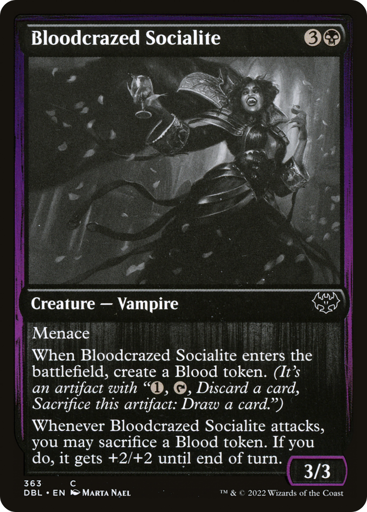 Bloodcrazed Socialite (DBL-363) - Innistrad: Double Feature