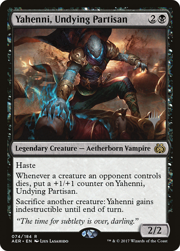 Yahenni, Undying Partisan (PPM21-74P) - Aether Revolt Promos Foil (Promo Pack)