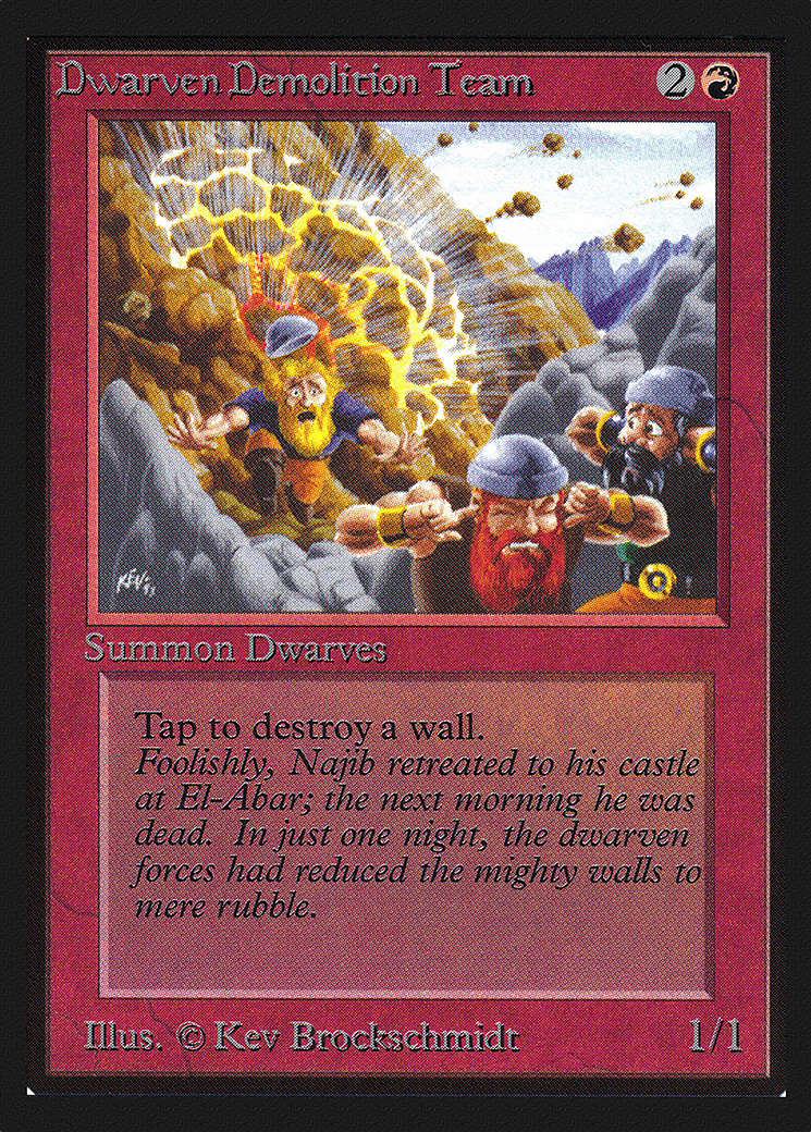 Dwarven Demolition Team (IED-143) - Intl. Collectors' Edition