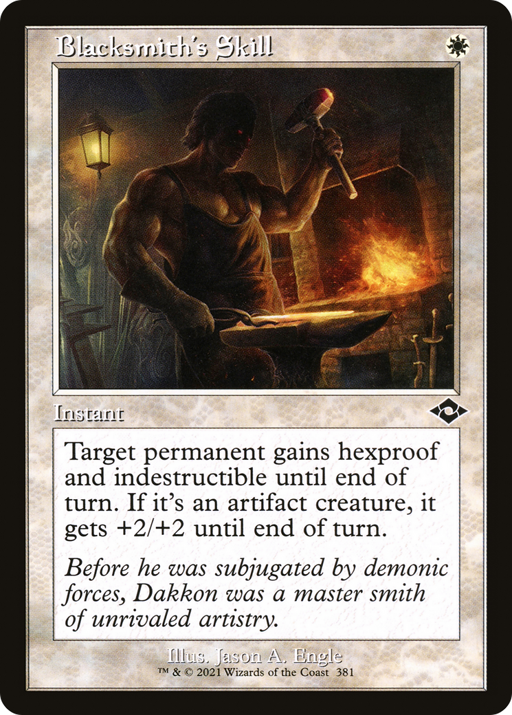 Blacksmith's Skill (Retro Frame) (MH2-381) - Modern Horizons 2