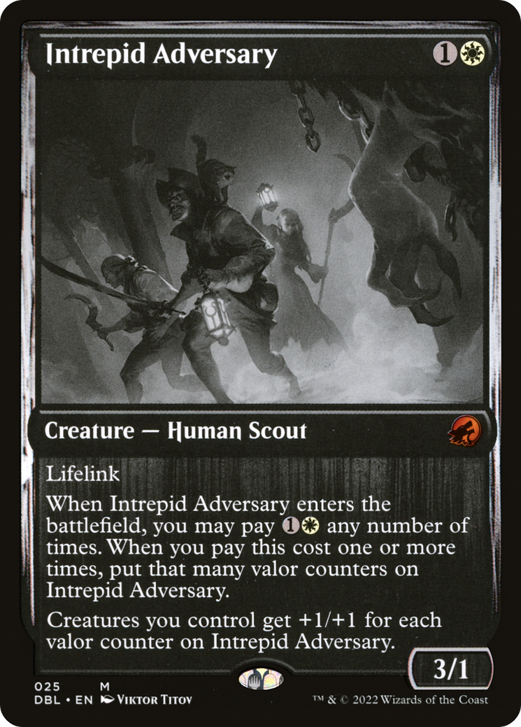 Intrepid Adversary (DBL-025) - Innistrad: Double Feature
