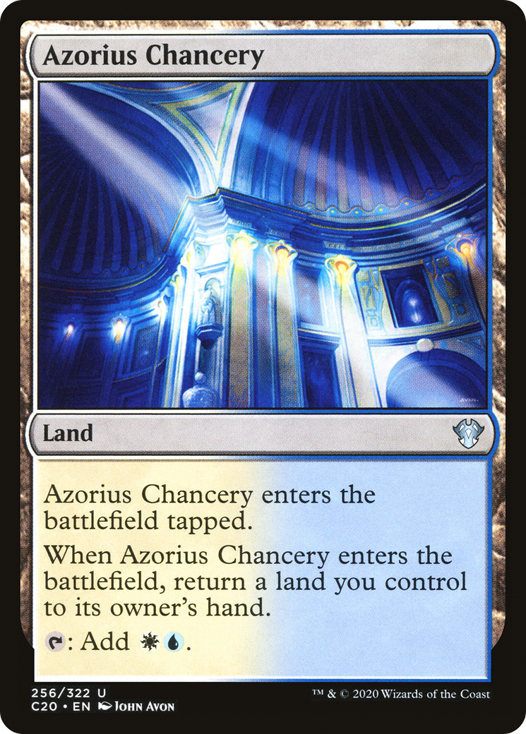 Azorius Chancery (C20-256) - Commander 2020