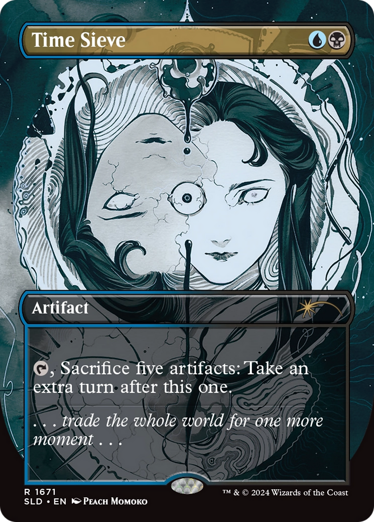 Time Sieve (Borderless)(SLD-1671) - Secret Lair Drop