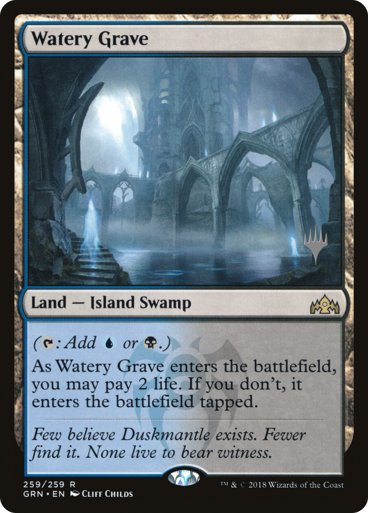 Watery Grave (PPELD-259P) - Guilds of Ravnica Promos (Promo Pack)