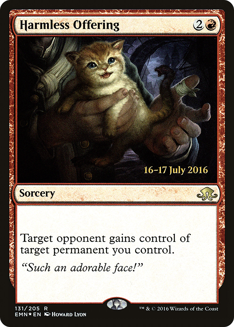 Harmless Offering (PRE-131S) - Eldritch Moon Promos (Prerelease) Foil