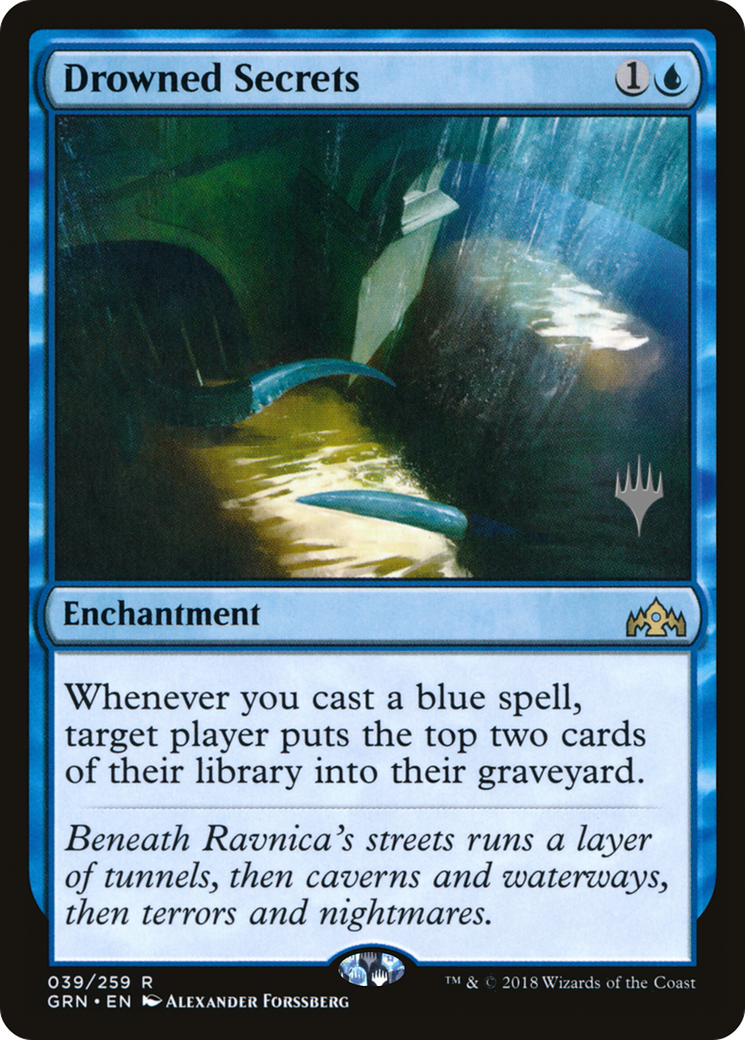 Drowned Secrets (PPM21-39P) - Guilds of Ravnica Promos Foil (Promo Pack)
