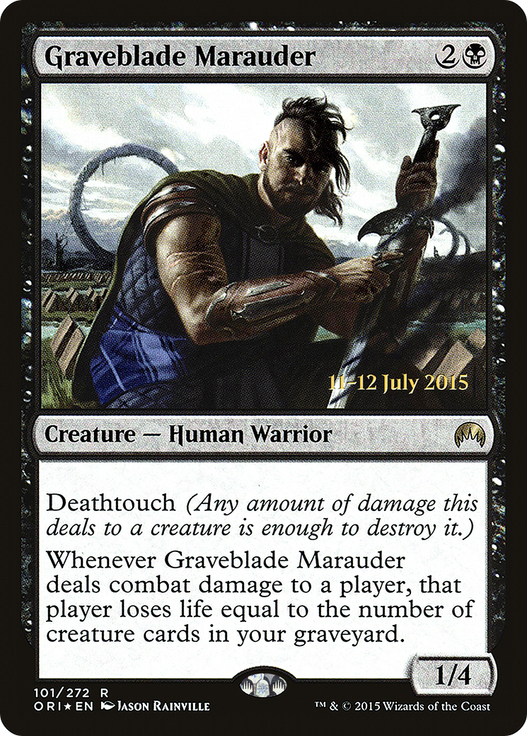 Graveblade Marauder (PRE-101S) - Magic Origins Promos (Prerelease) Foil