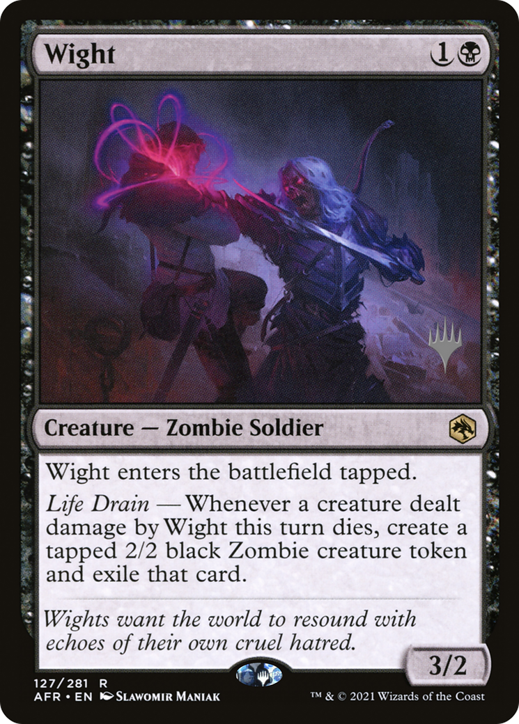 Wight (PPAFR-127P) - Adventures in the Forgotten Realms Promos Foil (Promo Pack)