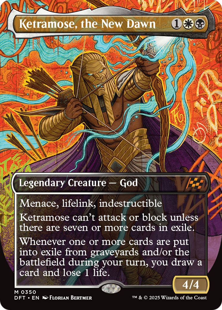 Ketramose, the New Dawn (Borderless) (DFT-350) - Aetherdrift (Borderless)