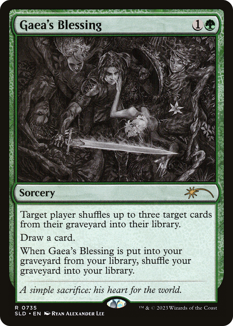 Gaea's Blessing (SLD-735) - Secret Lair Drop Foil