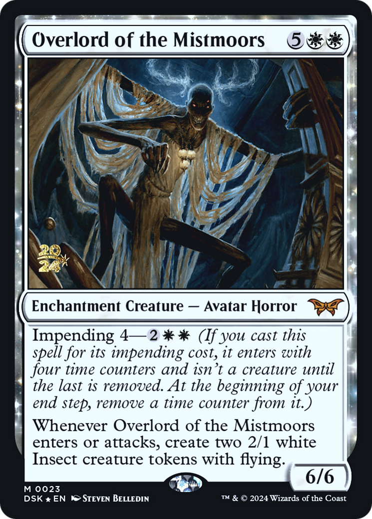 Overlord of the Mistmoors (PRE-023) - Duskmourn: House of Horror Promos Foil