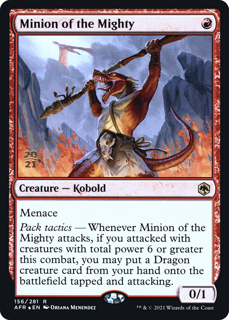 Minion of the Mighty (PRE-156S) - Adventures in the Forgotten Realms Promos (Prerelease) Foil