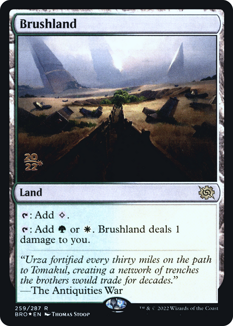 Brushland (PRE-259S) - The Brothers' War Promos (Prerelease) Foil