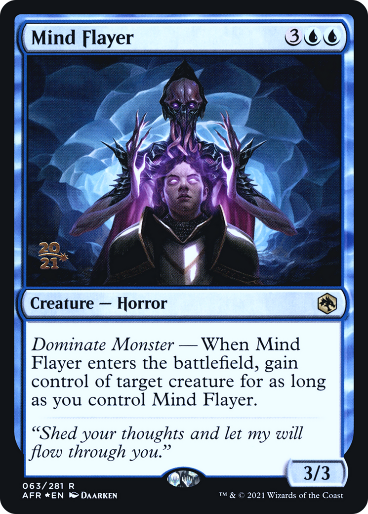 Mind Flayer (PRE-63S) - Adventures in the Forgotten Realms Promos (Prerelease) Foil