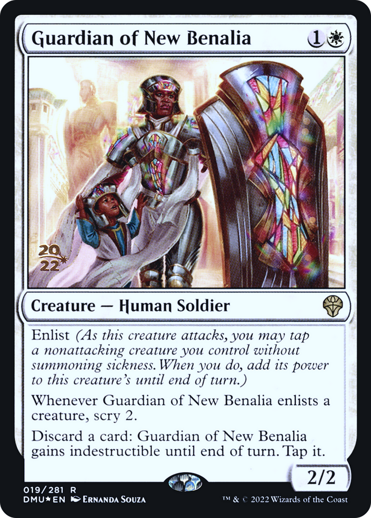 Guardian of New Benalia (PRE-019) - Dominaria United Promos (Prerelease) Foil