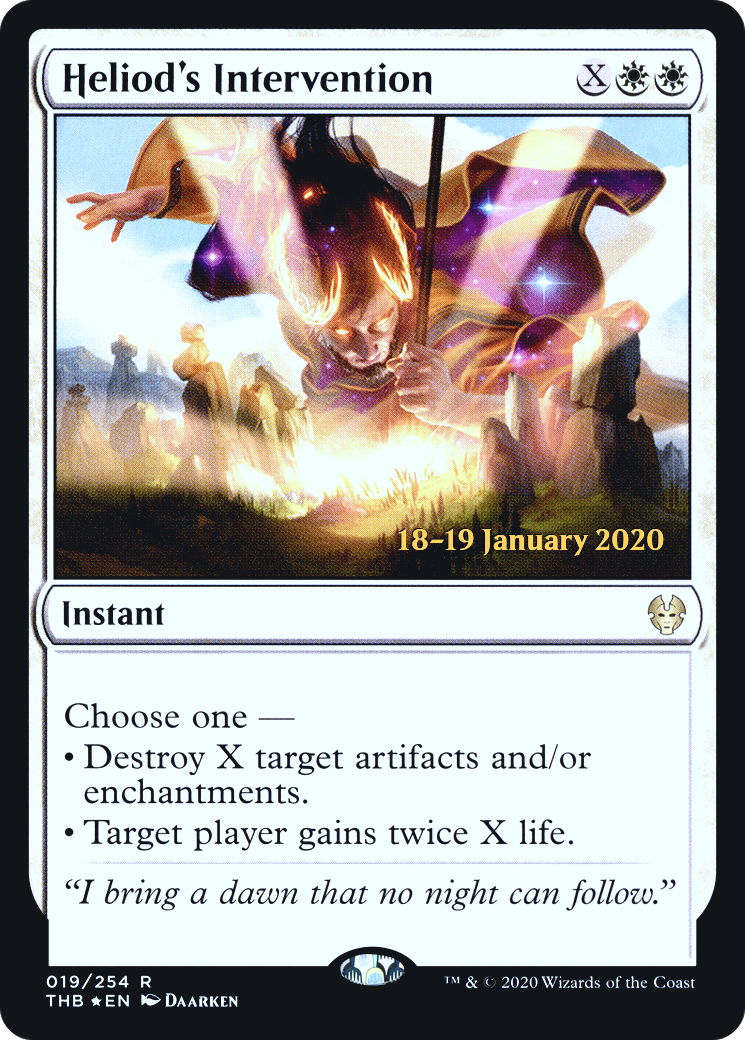 Heliod's Intervention (PRE-19S) - Theros Beyond Death Promos (Prerelease) Foil