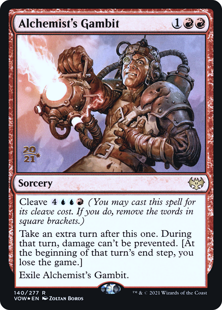 Alchemist's Gambit (PRE-140S) - Innistrad: Crimson Vow Promos (Prerelease) Foil
