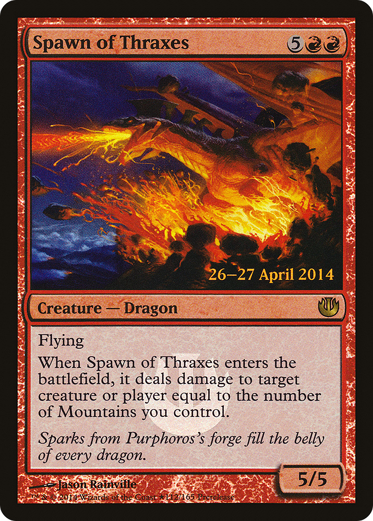 Spawn of Thraxes (PRE-112★) - Journey into Nyx Promos (Prerelease) Foil