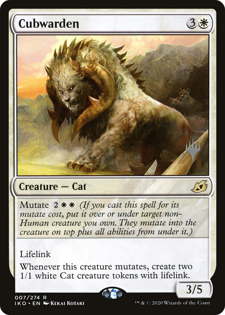 Cubwarden (PPIKO-007) - Ikoria: Lair of Behemoths Promos (Promo Pack)