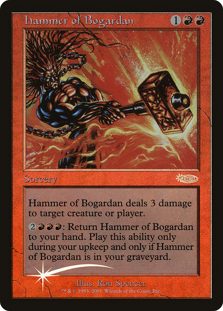 Hammer of Bogardan (G02-001) - Judge Gift Cards 2002 Foil