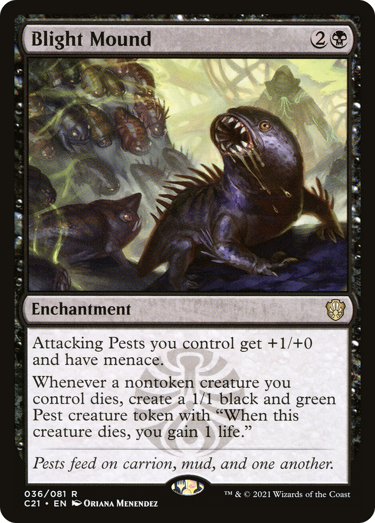 Blight Mound (C21-036) - Commander 2021