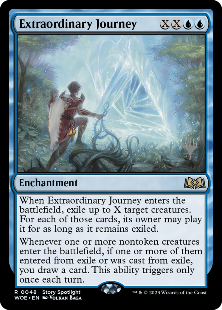 Extraordinary Journey (PPWOE-048) - Wilds of Eldraine Promos (Promo Pack)
