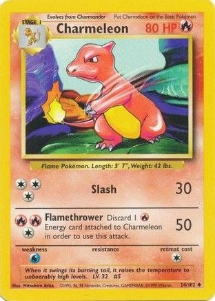 Charmeleon (24/102) - Base Set - Uncommon