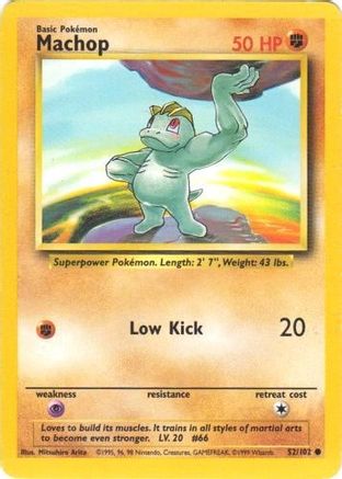 Machop - 052/102 - Base Set Normal