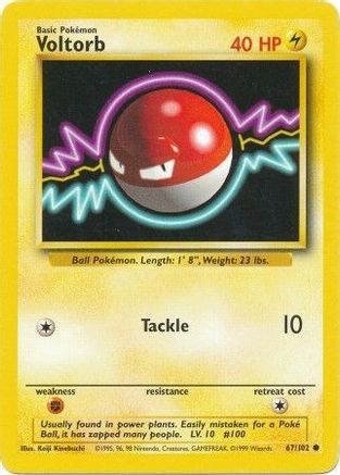 Voltorb - 067/102 - Base Set Normal