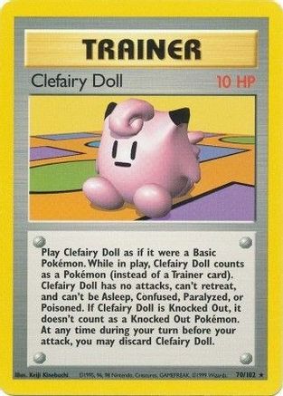 Clefairy Doll - 070/102 - Base Set Normal - Rare