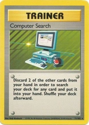 Computer Search - 071/102 - Base Set Normal - Rare