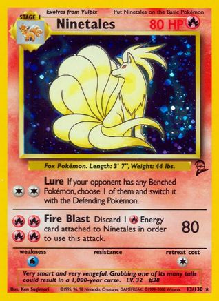 Ninetales - 013/130 - Base Set 2 Holofoil