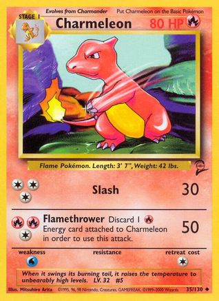 Charmeleon (35/130) - Base Set 2 - Uncommon