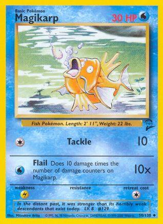 Magikarp - 050/130 - Base Set 2 Normal