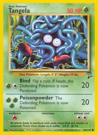 Tangela - 096/130 - Base Set 2 Normal