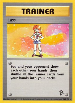 Lass - 104/130 - Base Set 2 Normal
